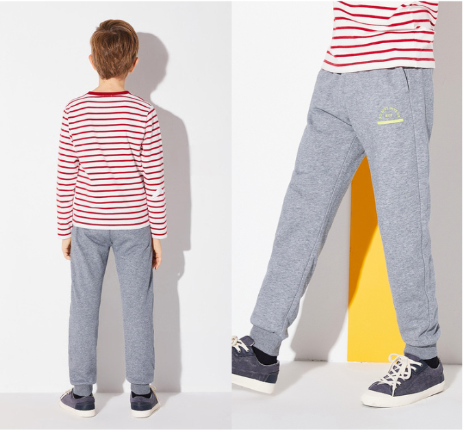 巴拉巴拉 2018新款儿童纯棉运动裤（120~170码）3色新低49元包邮（需用30元优惠券）可第二件半价