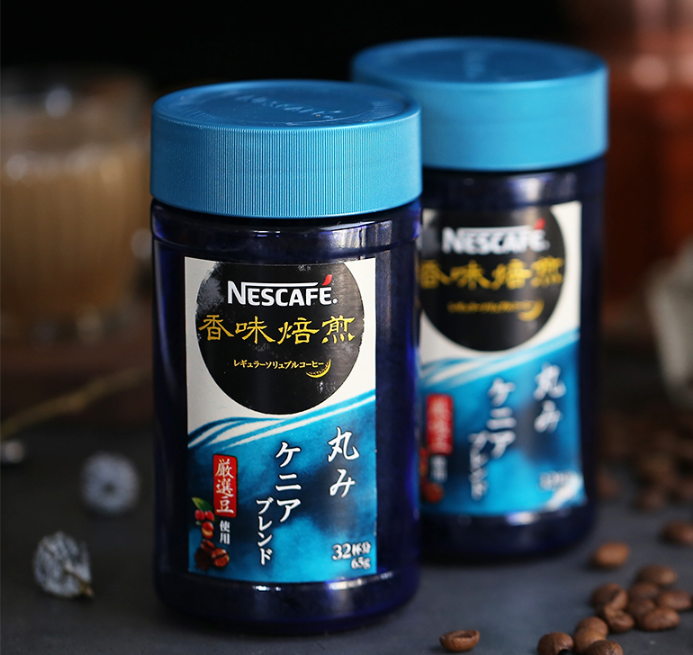 日本原产，Nescafe 雀巢 香味焙煎 圆润口味 速溶黑咖啡65g*2罐84元包邮（需领券）