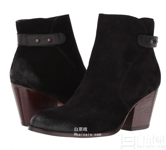 降15刀，Sam Edelman 女士真皮短靴 两色 2.1折 新低.99到手￥325