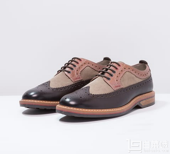 Clarks 其乐 Pitney Limit 男士系带真皮鞋 Prime会员免费直邮到手新低￥314