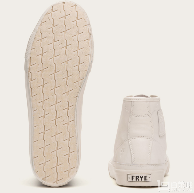 Frye 弗莱 Greene 男士真皮系带高帮休闲鞋 .99到手￥570