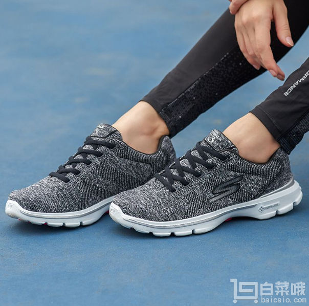 限35码，SKECHERS 斯凯奇 Go Walk 3 女士健步休闲运动鞋 14059*2双￥412包邮（￥1000-588）