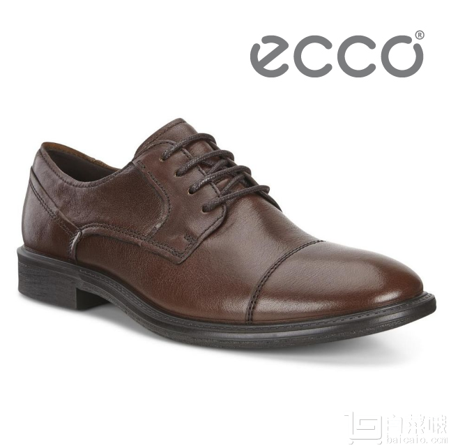 17新款，ECCO 爱步 Knoxville 男士正装商务系带鞋 Prime会员免费直邮含税到手￥617