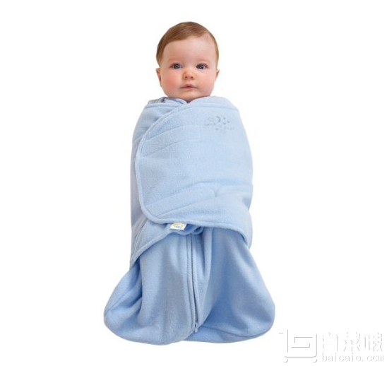 HALO 包裹式婴儿安全睡袋摇粒绒蓝色S秒杀￥109包邮