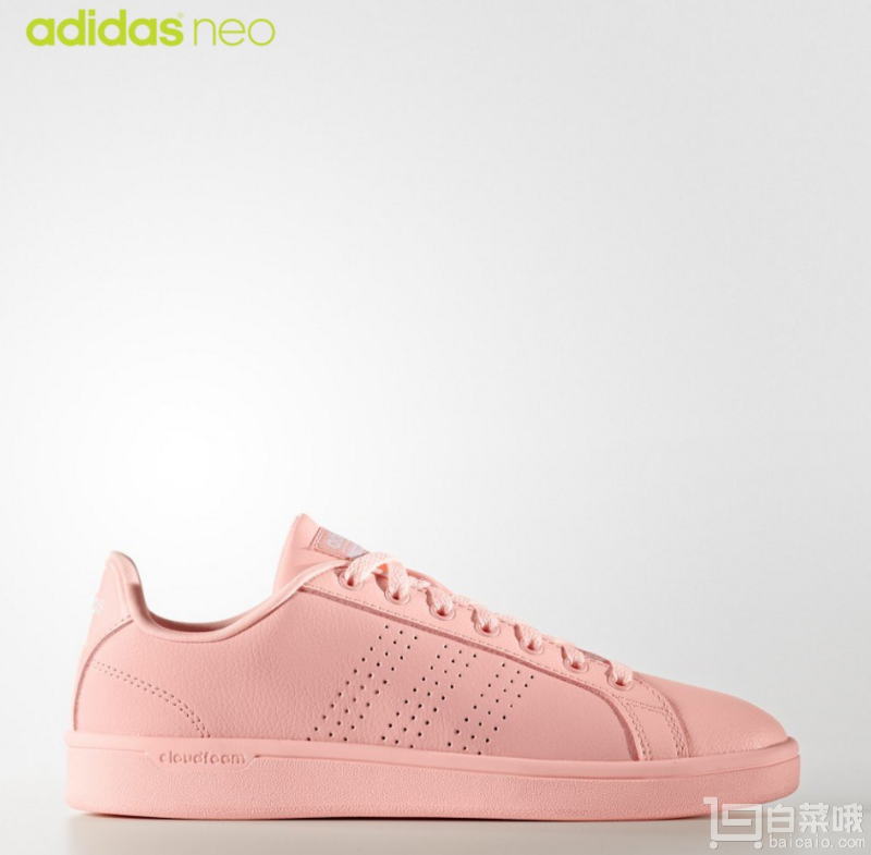 双十二预告，adidas 阿迪达斯 NEO 女士CLOUDFOAM ADVANTAGE休闲鞋 AW3977新低￥242包邮（￥252-10）