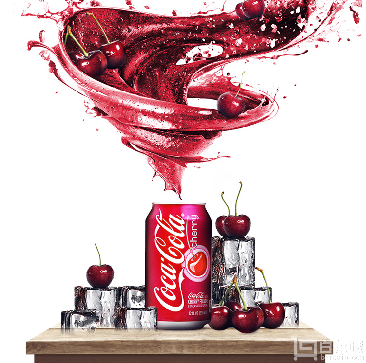 <span>白菜！</span>限江浙沪，美国进口 Coca Cola 可口可乐 樱桃味 355mlx12听￥19.9