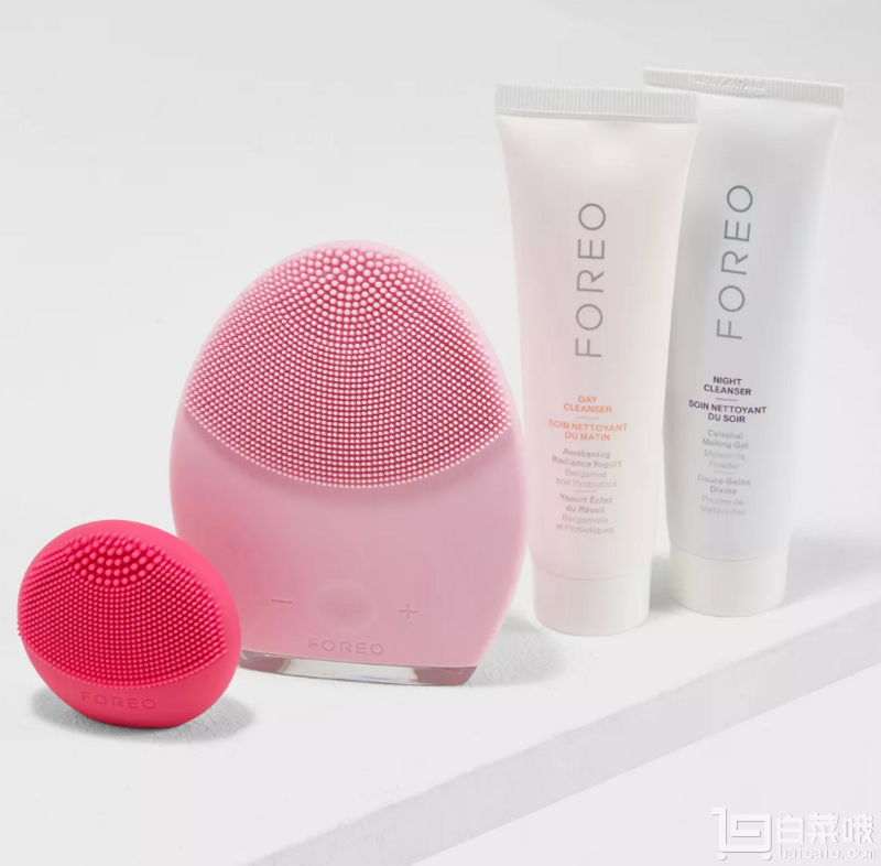 FOREO 礼盒套装（ Luna 2+LUNA PLAY+早晚洁面乳各60ml正装）£126.75（£169 额外75折）免费直邮到手￥1129