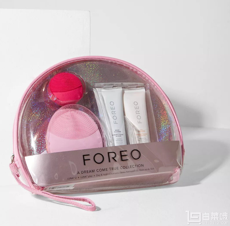 FOREO 礼盒套装（ Luna 2+LUNA PLAY+早晚洁面乳各60ml正装）£126.75（£169 额外75折）免费直邮到手￥1129