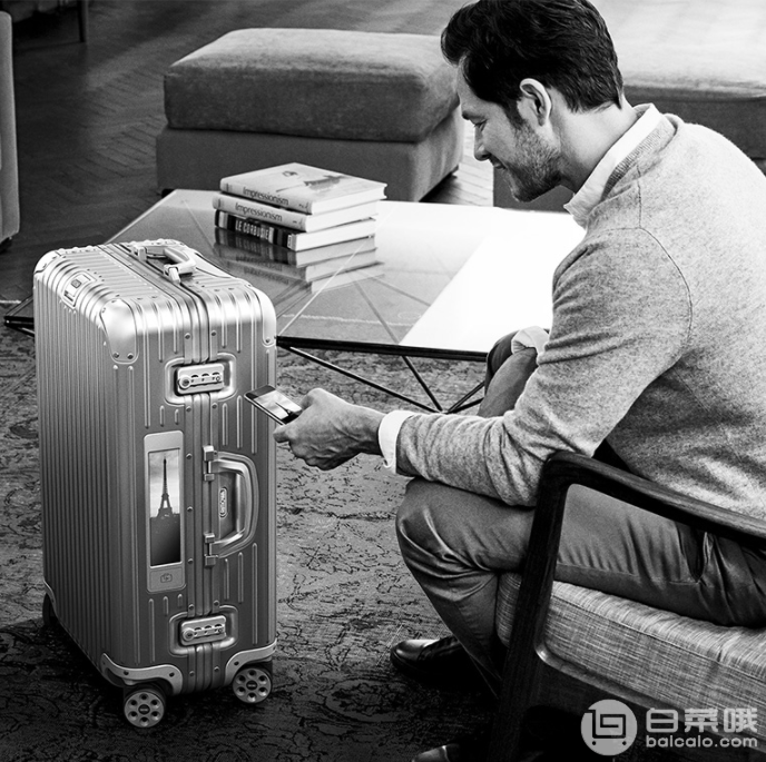 国内￥9880，Rimowa 日默瓦 TOPAS系列 电子标签 铝镁合金拉杆箱26寸/67L￥5299包邮包税（￥8599-3300）