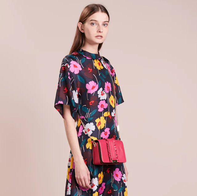 雙十二預(yù)告，MICHAEL KORS JADE系列 女士單肩包 30H7GJ4C6L 2件 ￥1048.5包郵包稅新低510元包郵