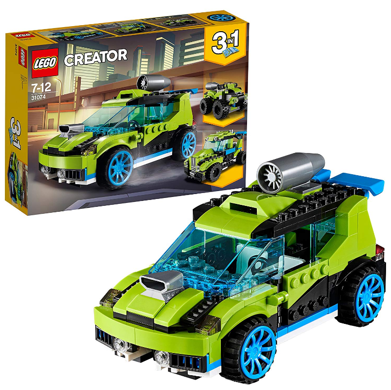 lego 乐高 creator 创意百变系列 火箭拉力赛车 31074118元包邮(需用