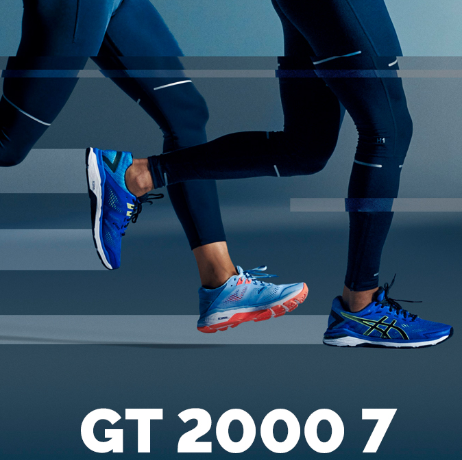 ASICS 亚瑟士 GT-2000 7 男款稳定型跑鞋 2色凑单低至589元包邮（双重优惠）