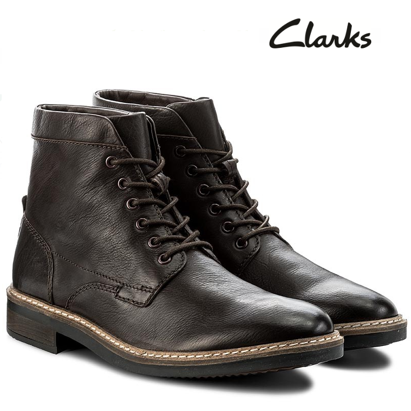 限UK8.5码，Clarks 其乐 Blackford HI 男士真皮系带短靴 Prime会员免费直邮到手365元