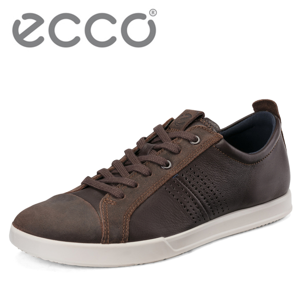 ECCO 爱步 科林2.0系列 男士牛皮拼接系带板鞋新低352.38元（天猫双十一1289元）