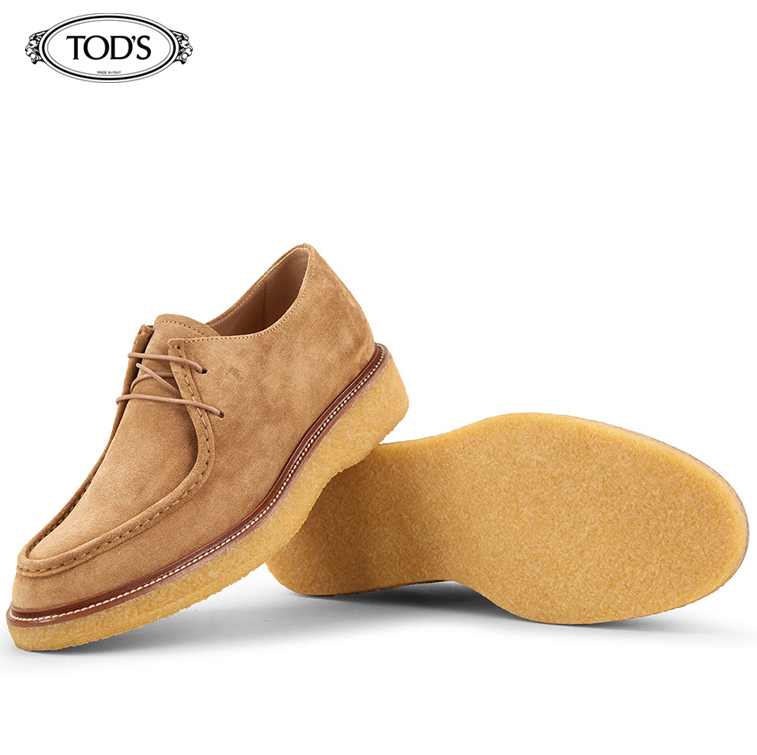 意大利产，TOD'S 男士翻毛小牛皮系带休闲鞋 码全 2.55折£112.2（需用码）免费直邮到手986元（国内5900元）