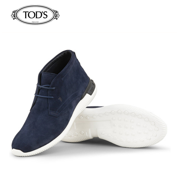 意大利产，TOD'S 男士翻毛小牛皮高帮休闲鞋 4.2折£157.25（需用码）免费直邮到手1380元（国内4900元）