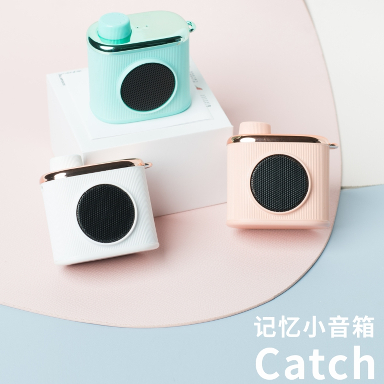 itop catch 迷你可爱相机造型蓝牙音箱 3色48元包邮（需领券）