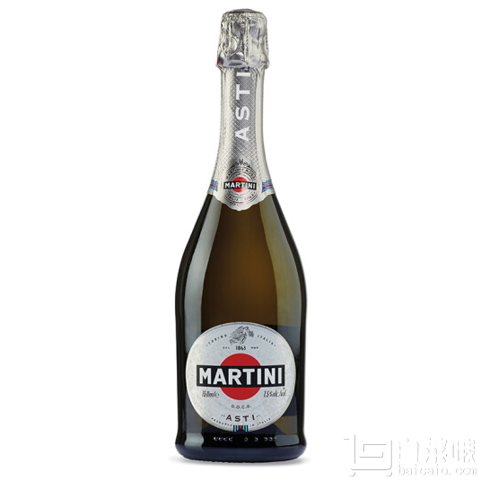 意大利进口，Martini 马天尼 阿斯蒂 甜起泡酒750ml*6瓶秒杀价￥277.2包邮（双重优惠）