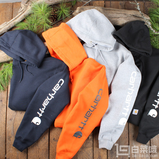 Carhartt 男士连帽卫衣外套 Factory 2nds版 .99 多色到手￥210