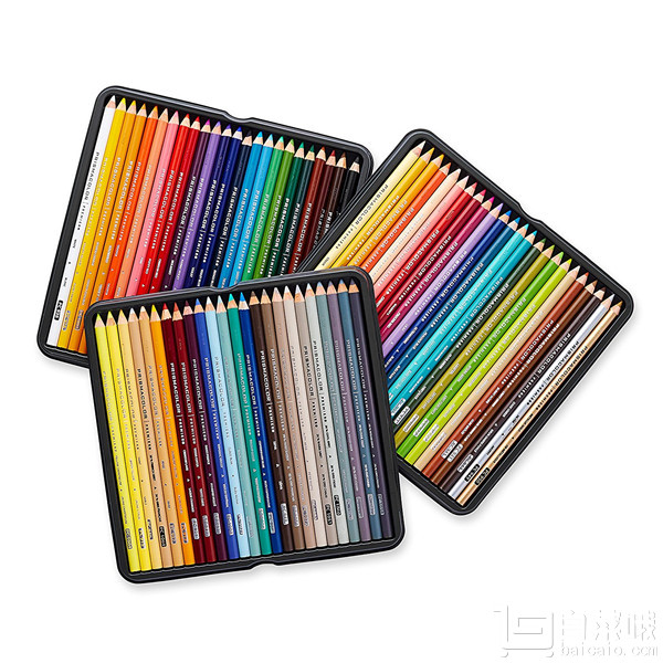 美国Sanford旗下，Prismacolor 霹雳马 3599 Premier软芯彩色铅笔 72色铁盒装新低192元