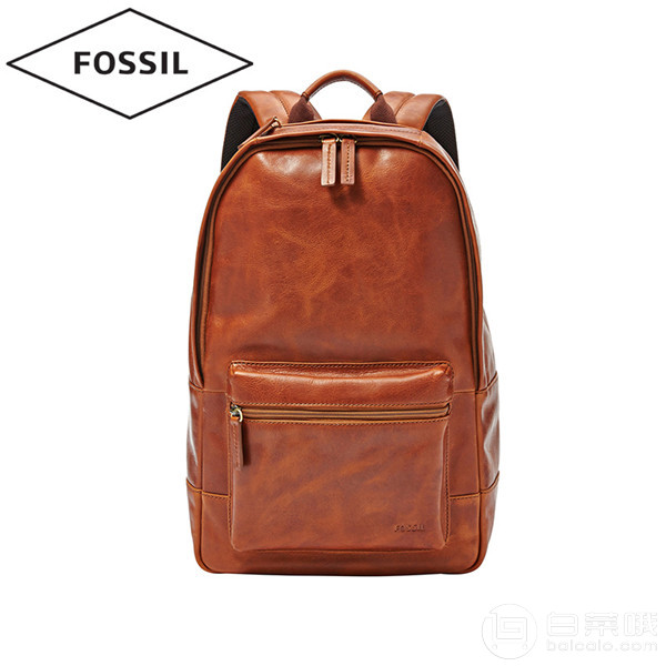 亚马逊海外购：Fossil 化石 Estate系列 男士真皮双肩包MG9242 Prime会员免费直邮含税到手￥1555