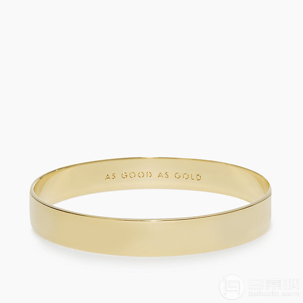 亚马逊海外购：Kate Spade 凯特丝蓓 As Good As Gold 12K镀金手镯 Prime会员凑单免费直邮含税到手￥218