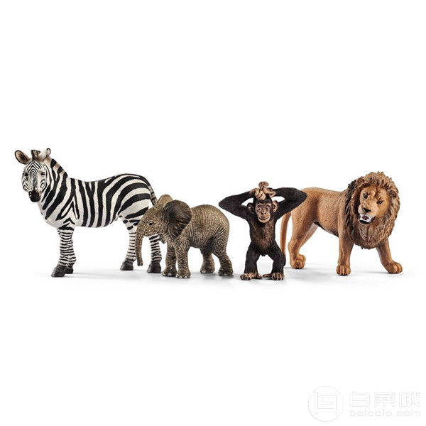 亚马逊中国：Schleich 思乐 Wild Life系列 42387 野生动物套装￥108.71包邮（需用￥50优惠码）