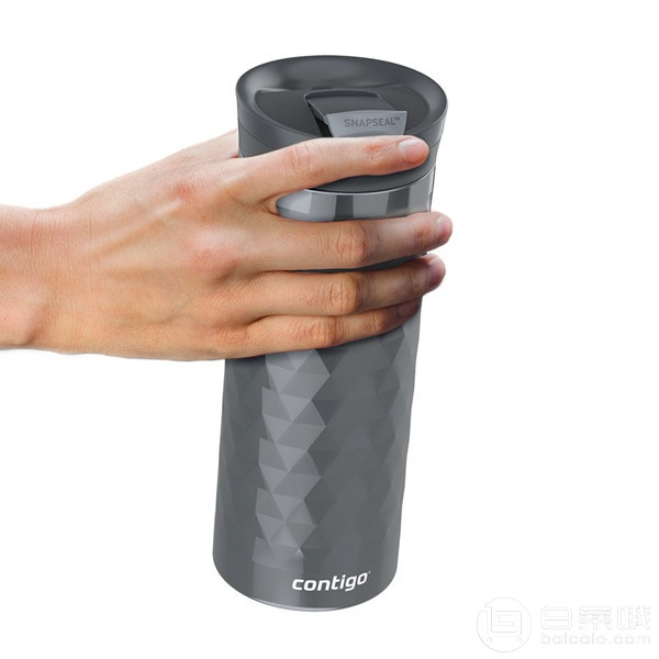 Contigo 康迪克 Snapseal Kenton 单手开启 不锈钢真空保温杯600ml*2个 Prime会员凑单免费直邮含税到手￥153