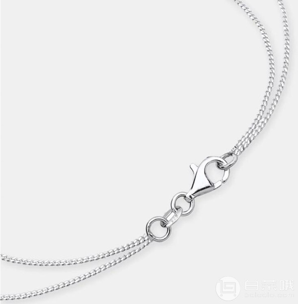 德国品牌，Elli 羽毛+施华洛世奇水晶 925纯银女士项链186.91元