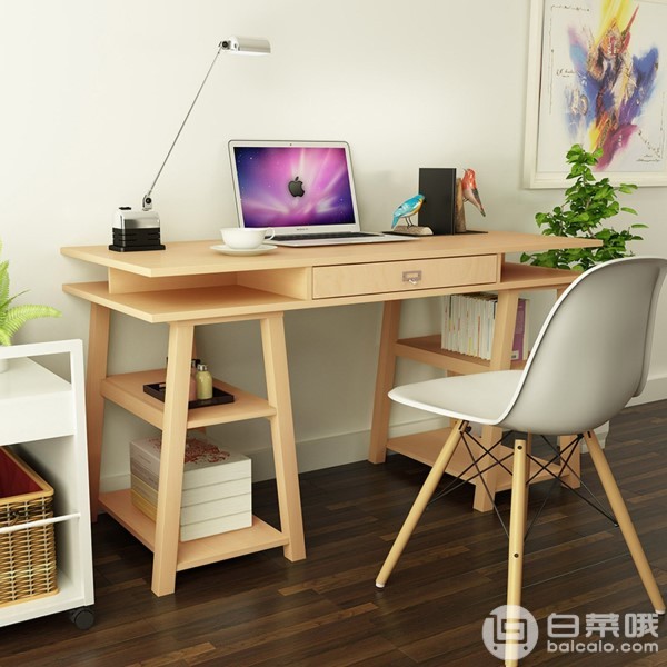 择木宜居 现代简约电脑桌 三色￥758包邮（需用5折优惠码）