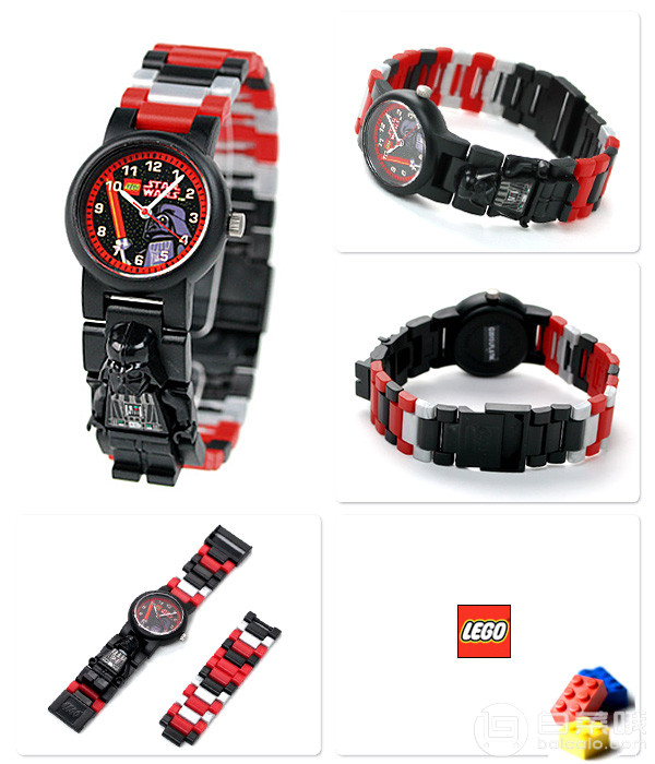 LEGO 乐高 星战系列 达斯维达 儿童手表套装8020301 带光剑公仔 Prime会员凑单免费直邮含税到手￥105