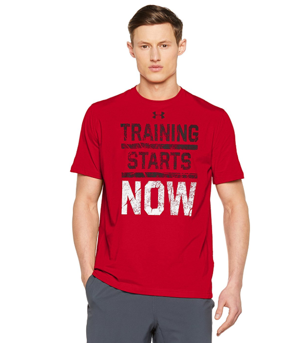 限尺码，Under Armour 安德玛 Training Starts Now SS T 男士运动T恤 Prime会员凑单免费直邮含税到手￥85