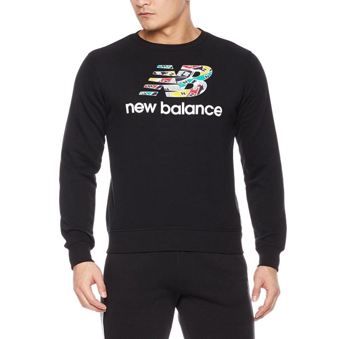 限尺码，New Balance 新百伦 男士圆领针织运动卫衣AMT81571￥121.4包邮