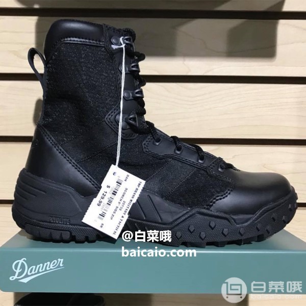 限US7.5码，Danner 丹纳 Scorch Side-Zip 8寸超轻侧链战术靴 Prime会员免费直邮含税到手￥352