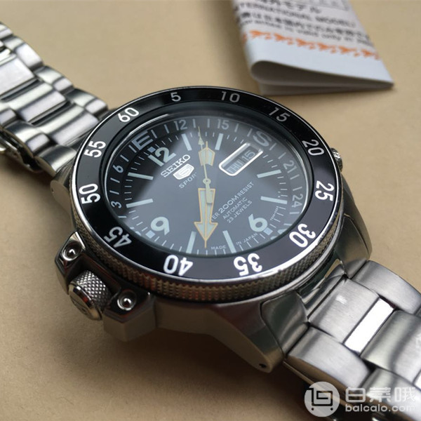 Seiko 精工 5号盾 Sports系列 SKZ211JC 自动机械男表 Prime会员免费直邮含税到手￥1215