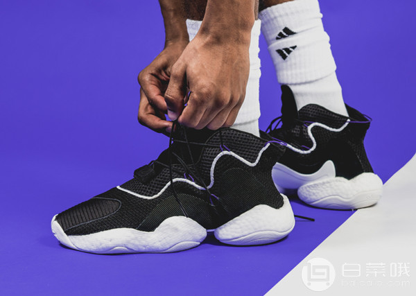 adidas 阿迪达斯 Crazy BYW 男款天足篮球鞋 2色 新低到手￥665
