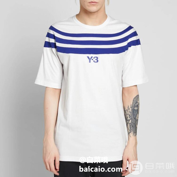 Y-3 3S Logo 男士纯棉短袖T恤 折后£35.99（£53.99 买三免一）约￥313