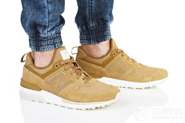 New Balance 新百伦 574系列 Sport 男士复古休闲跑鞋MS574FSB 凑单折后.75到手￥290