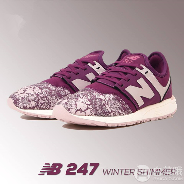 New Balance 新百伦 247系列 Winter Shimmer 女士复古跑鞋WRL247HM .99到手300元