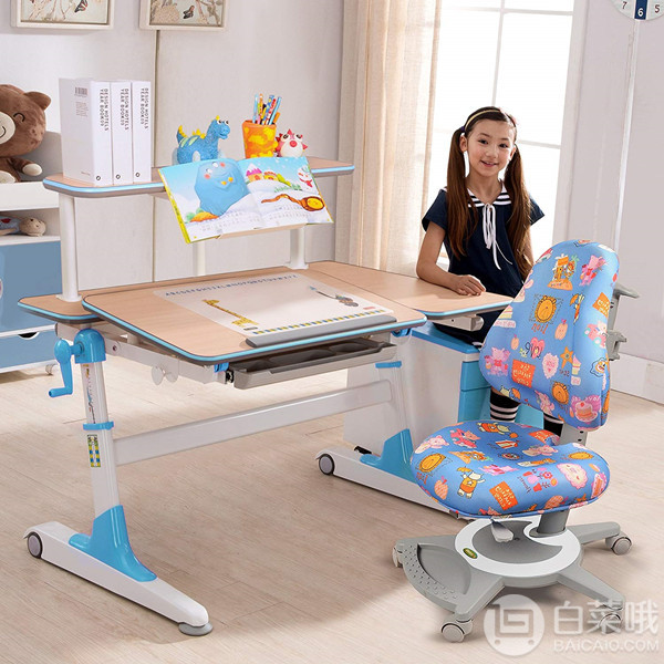 生活诚品 GM8808+ZY3301 防近视儿童桌椅组合套装 包安装+赠阅读架2480元包邮（需领5折优惠码）