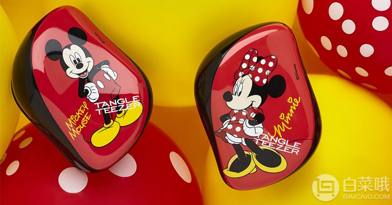 TANGLE TEEZER Mickey Mouse 迪士尼米老鼠款 便携款美发梳折后65元（双重优惠）