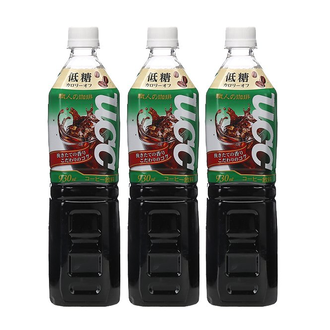 UCC 悠诗诗 职人 低糖咖啡饮料930ml*3瓶*2件 89元包邮包税14.8元/瓶（双重优惠）