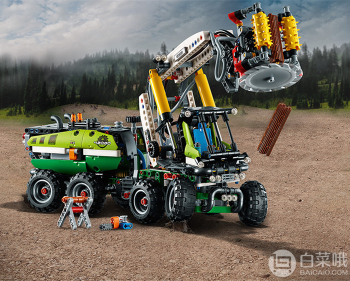 LEGO 乐高 Technic 科技系列 42080 多功能林业机械车新低709.44包邮