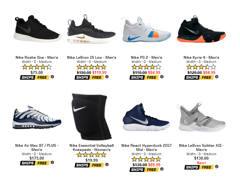 Eastbay精选 Nike、Jordan、Vans等满5-25/满0-50+美境免邮