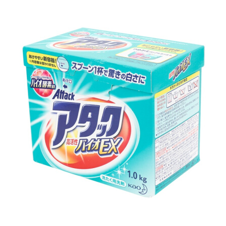 日本进口，KAO 花王 酵素洗衣粉1kg*6件 ￥109.4包邮18.2元/盒