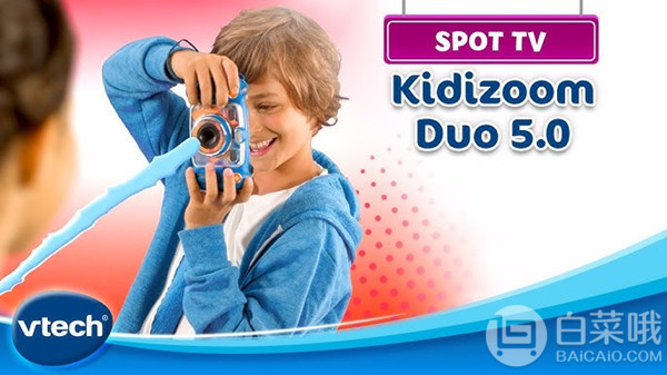 英亚销量第一，VTech 伟易达 Kidizoom Duo5.0 儿童数码相机 Prime会员免费直邮含税到手326.63元