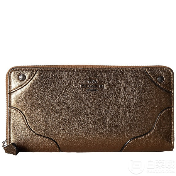 Coach 蔻驰 Grain Leather Mickie 女士真皮钱包 2.5折 .49（需用码）到手500元