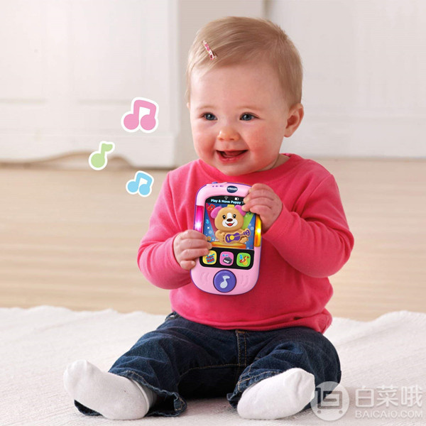 VTech 伟易达 音乐益智手机 粉色小狗款73.54元