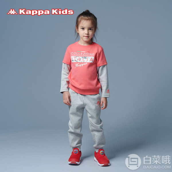 Kappa 背靠背 男女童运动休闲套装 三色新低129元包邮（需领券）