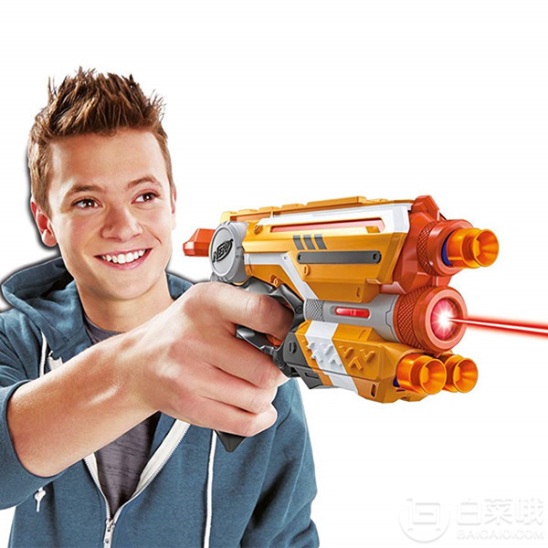 三件0税！Hasbro 孩之宝 Nerf 热火 N-Strike Elite精英系列 53378EU4 夜巡者红外线发射器 Prime会员凑单免费直邮无税到手72元